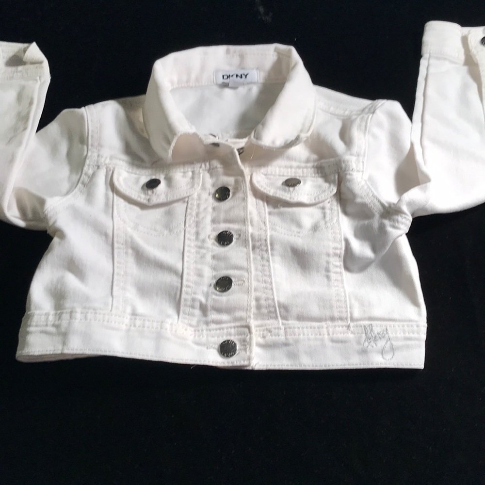 Dkny white Jean jacket